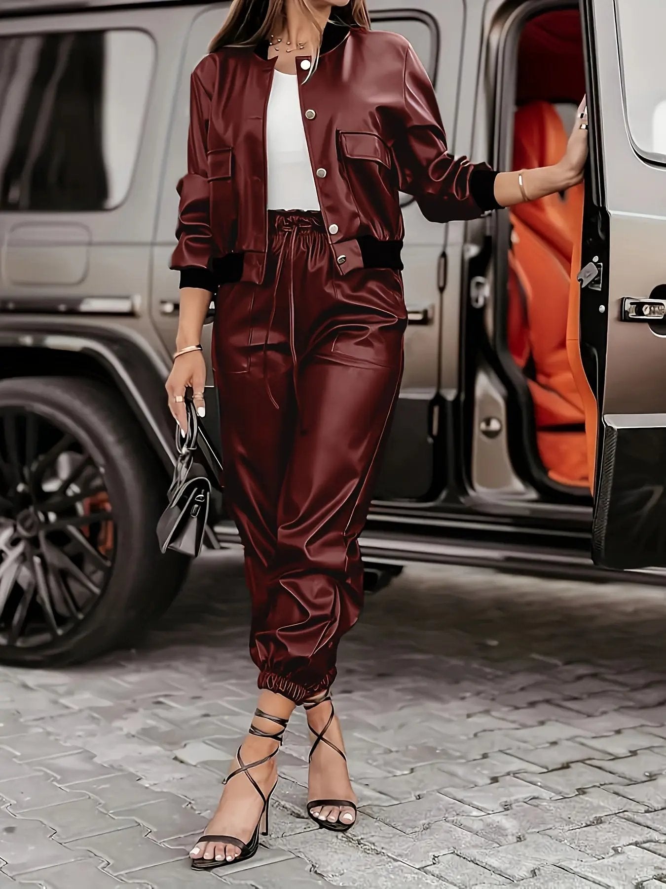 Catchy Leather Set - The Attitude of the Season MollyBoo
