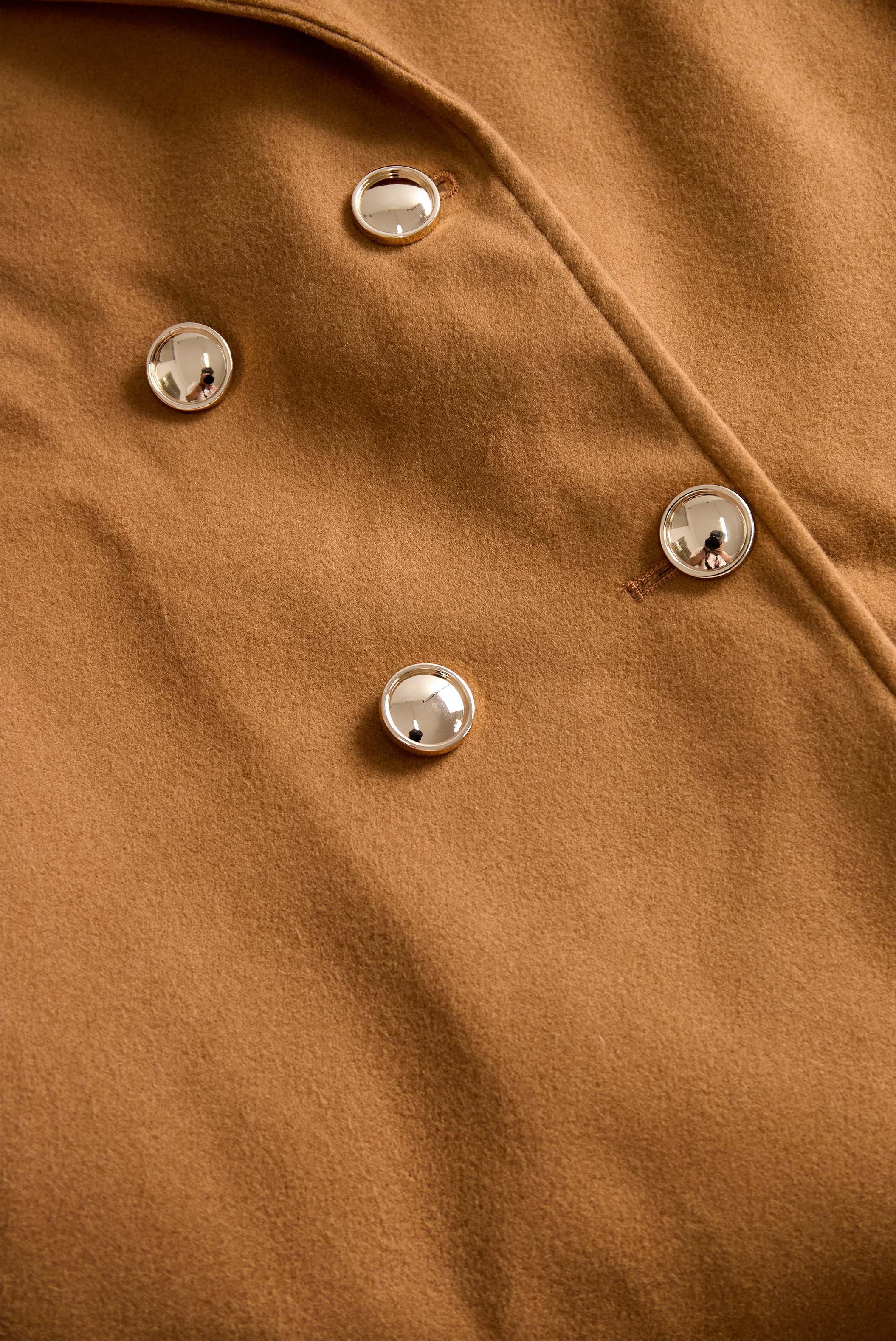 Classic Camel Wool Trench Coat with Belted Silhouette MollyBoo