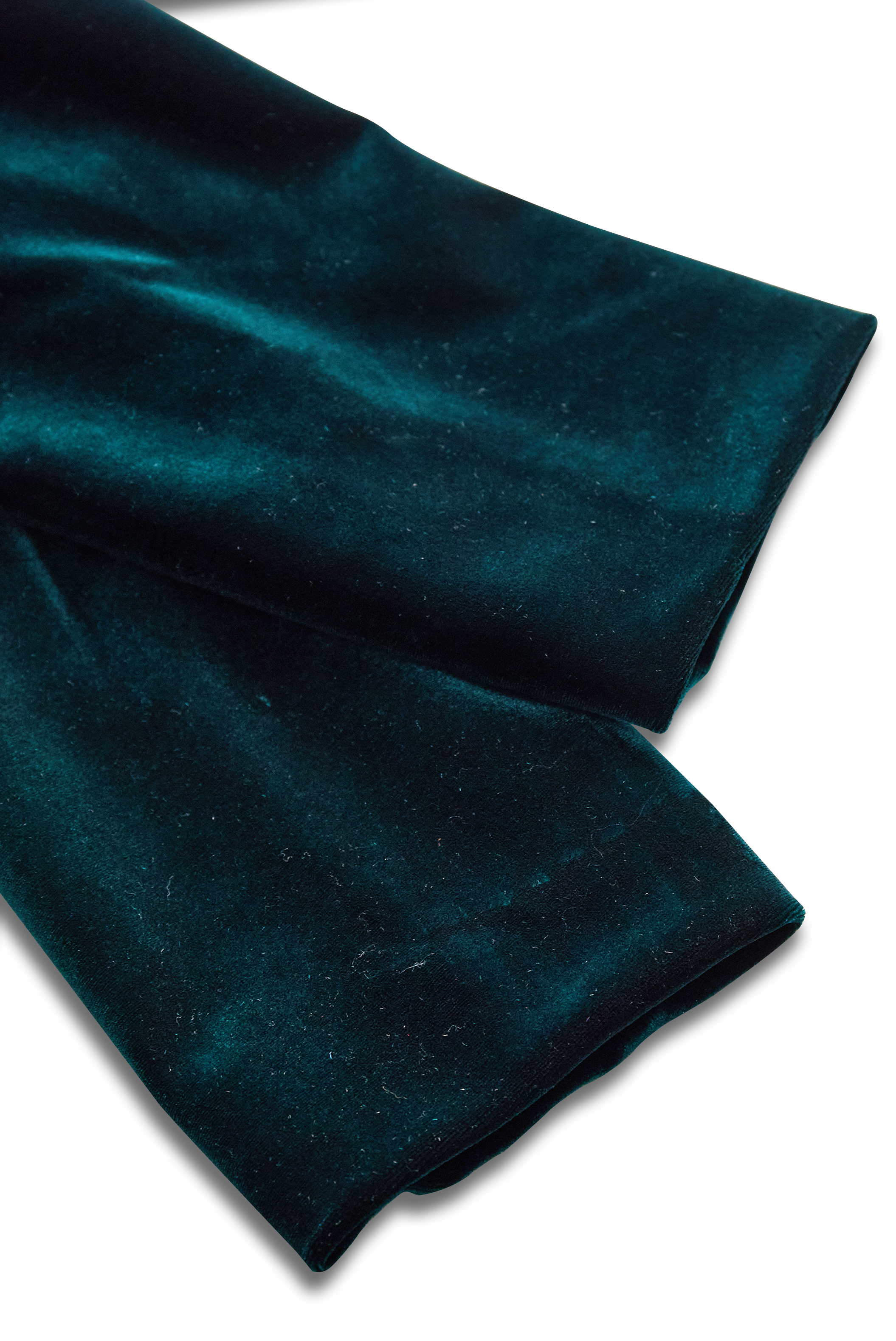 Emerald Velvet Blazer with Satin Lapels and Rose Embroidery MollyBoo