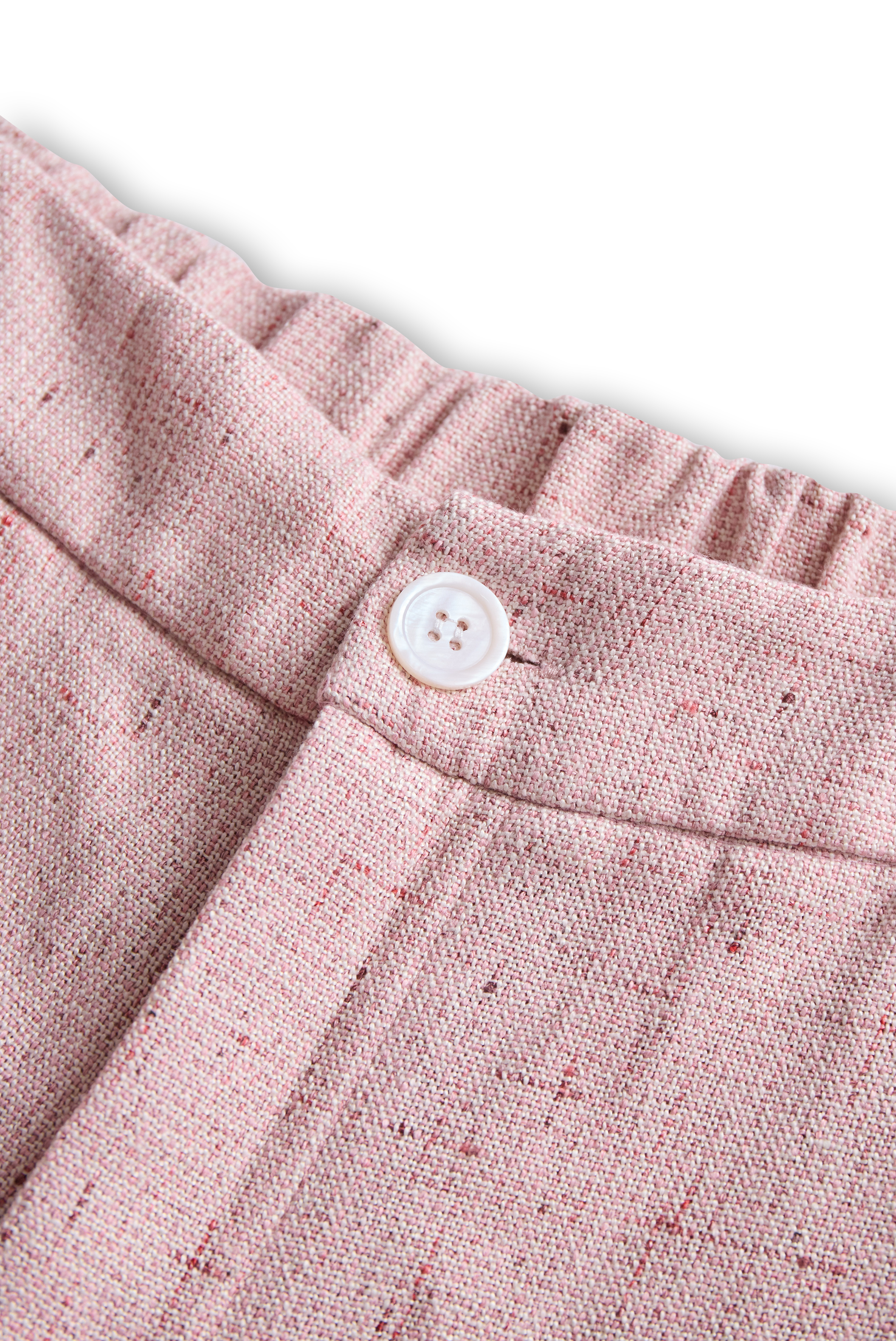 Chic Soft Pink Tweed Suit with Feminine Tailoring and Pearl Accents MollyBoo