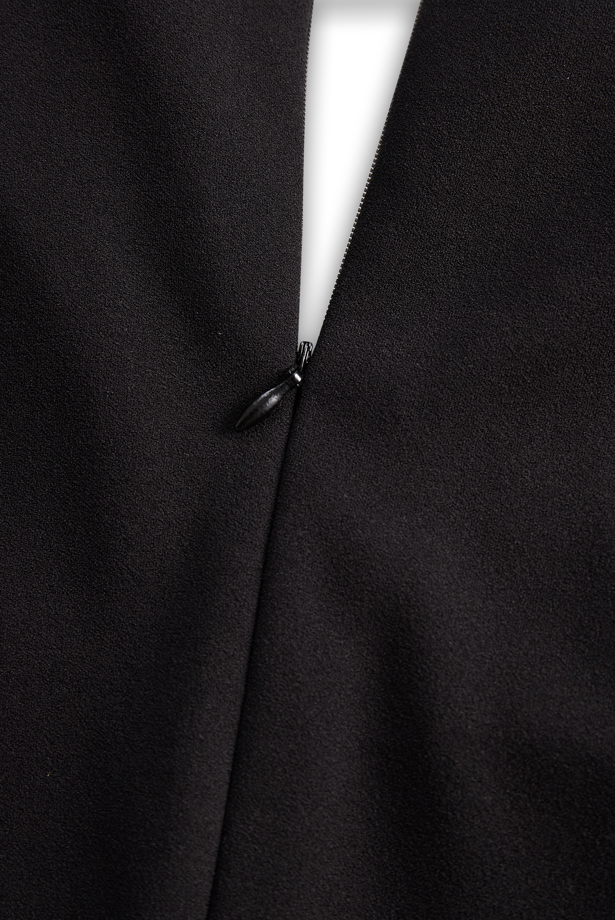 Refined Black Belted Sheath Dress with Mandarin Collar MollyBoo