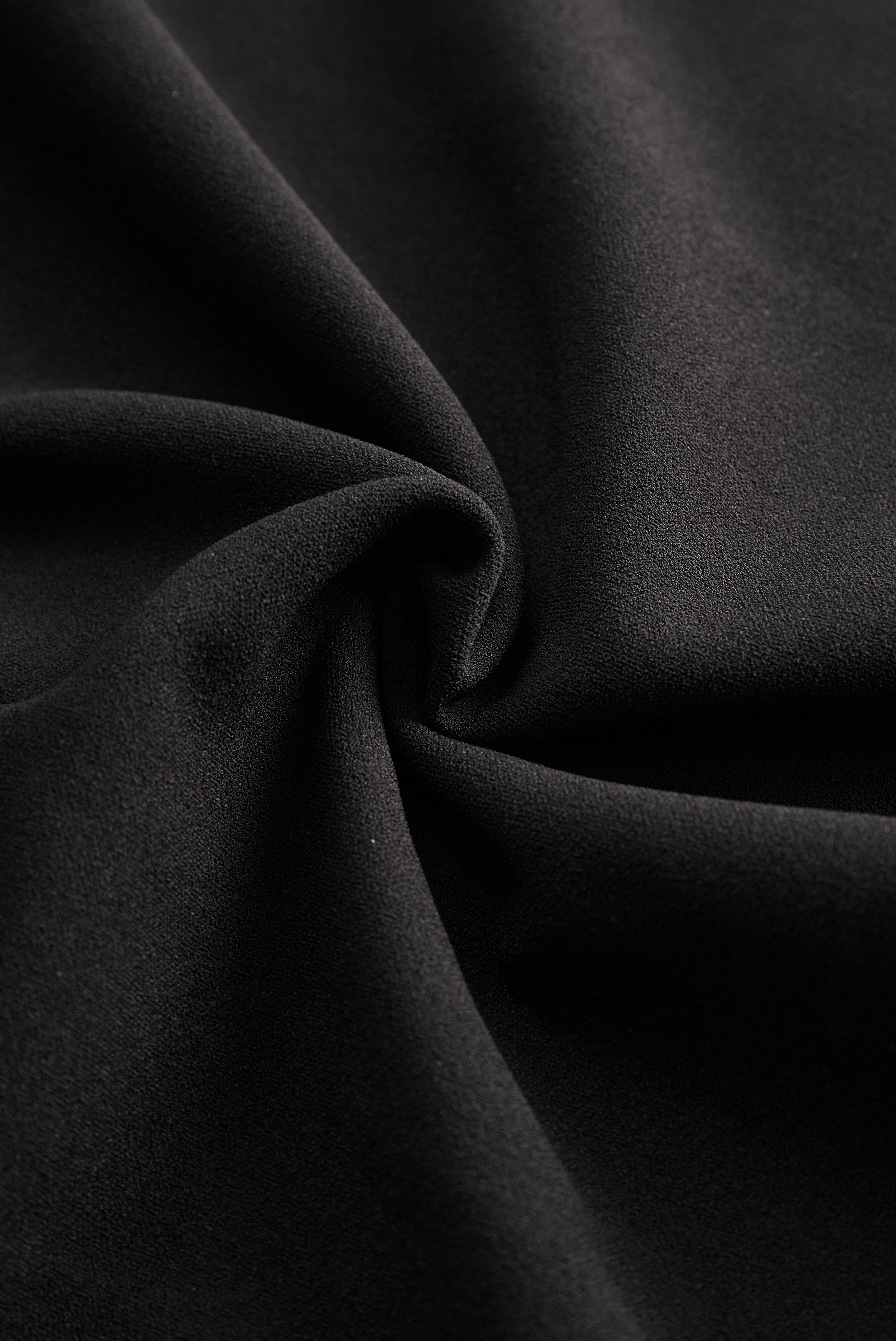 Refined Black Belted Sheath Dress with Mandarin Collar MollyBoo