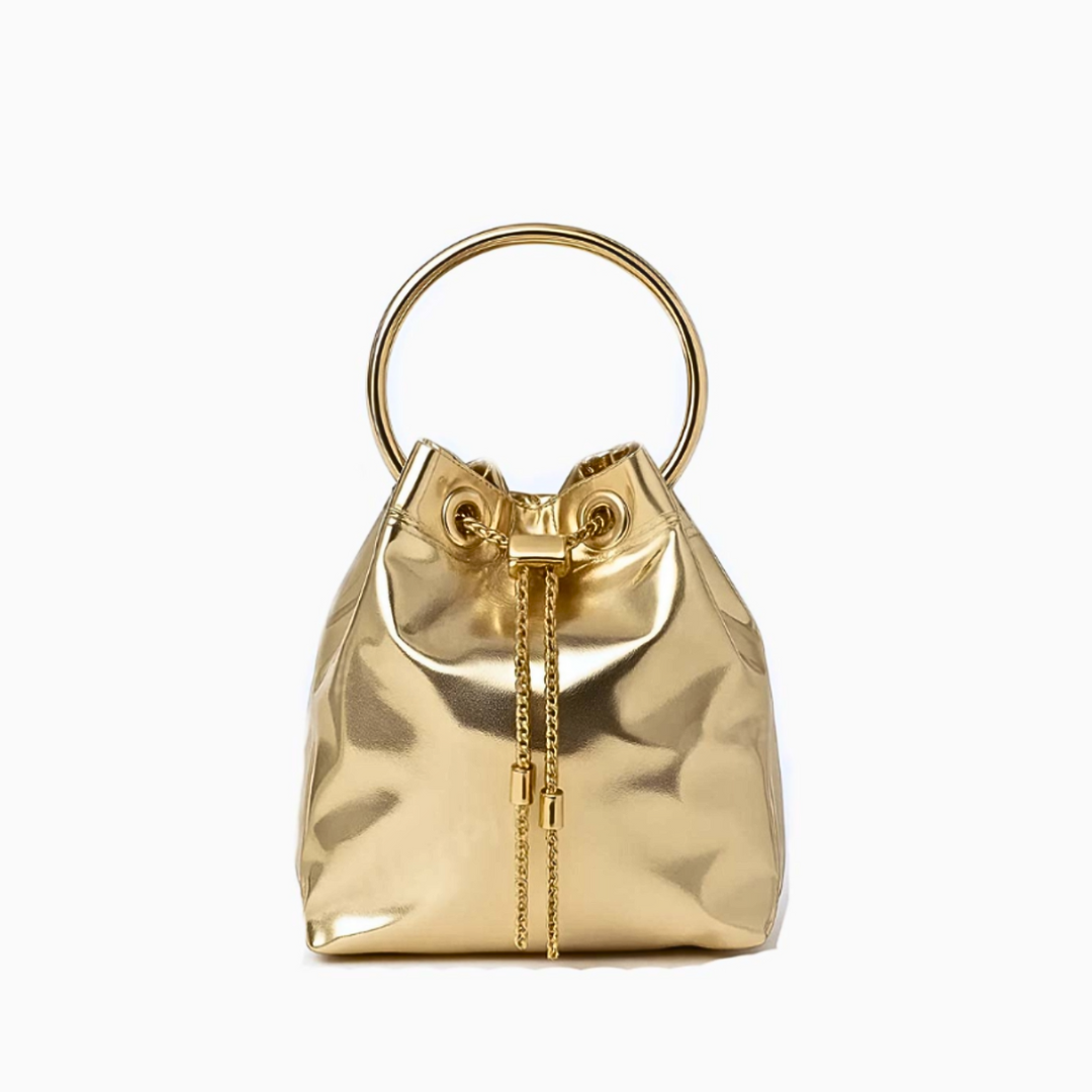 Delaney Metallic Handbag LUXBAG