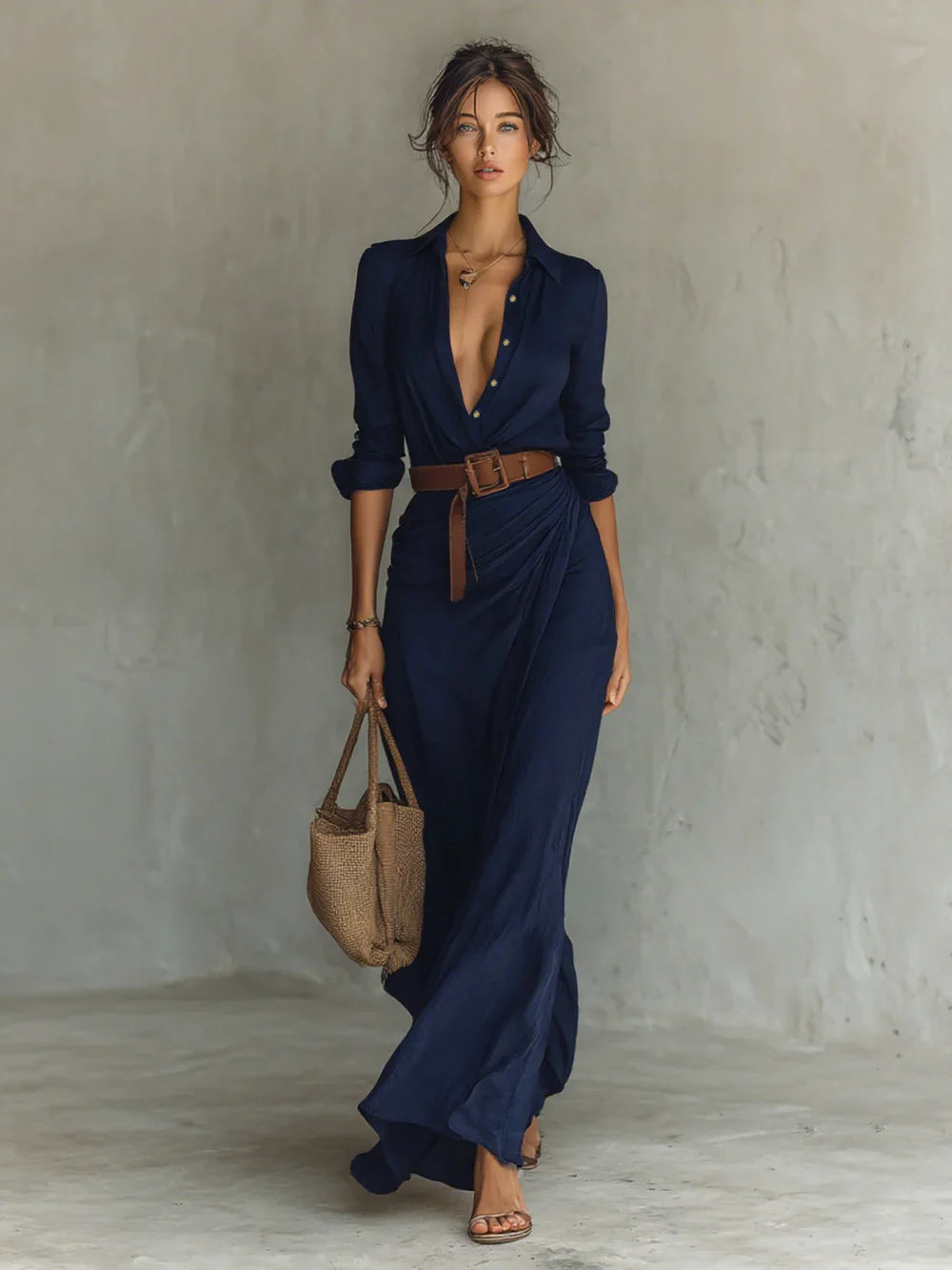 CELINE - LAPEL DRESS