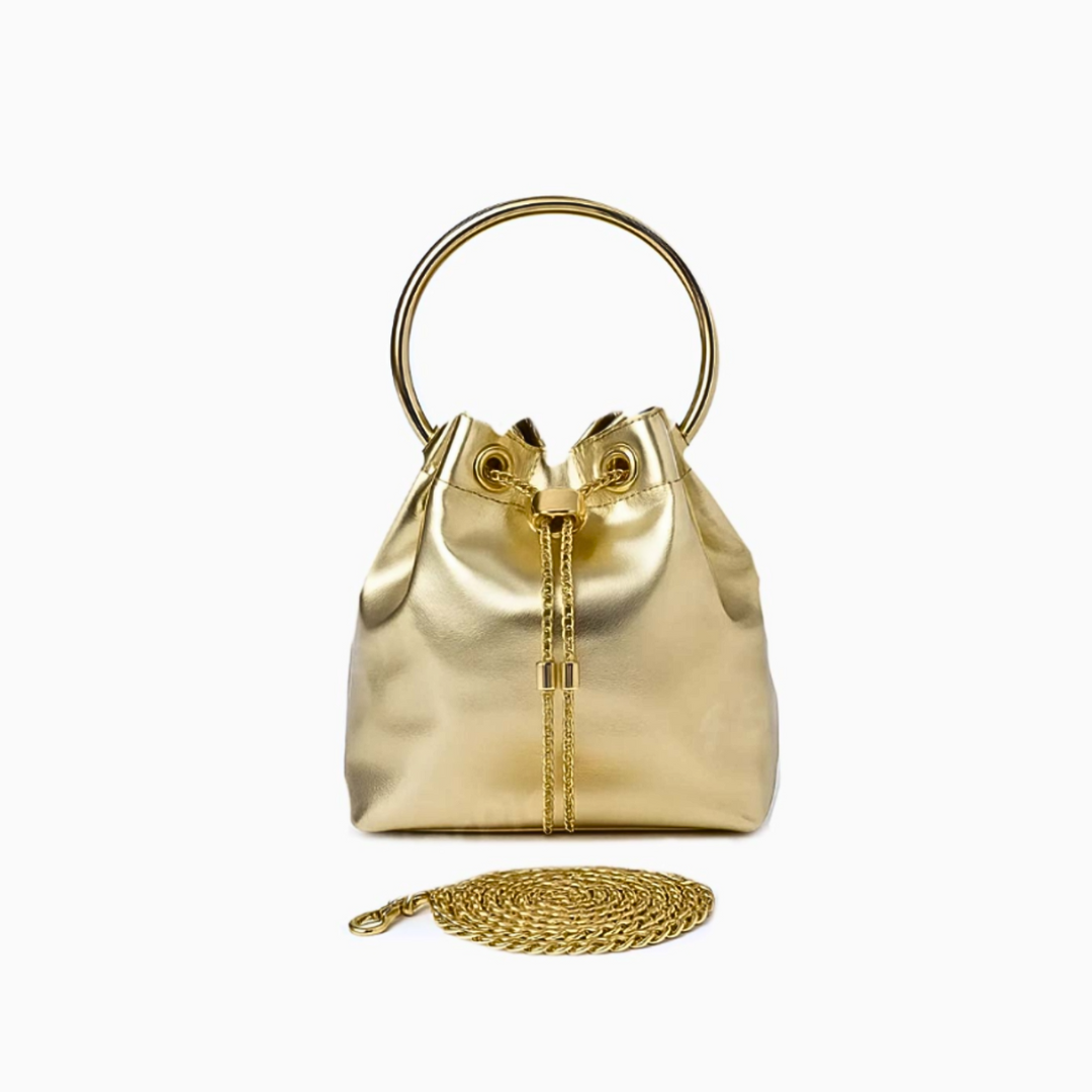 Delaney Metallic Handbag LUXBAG