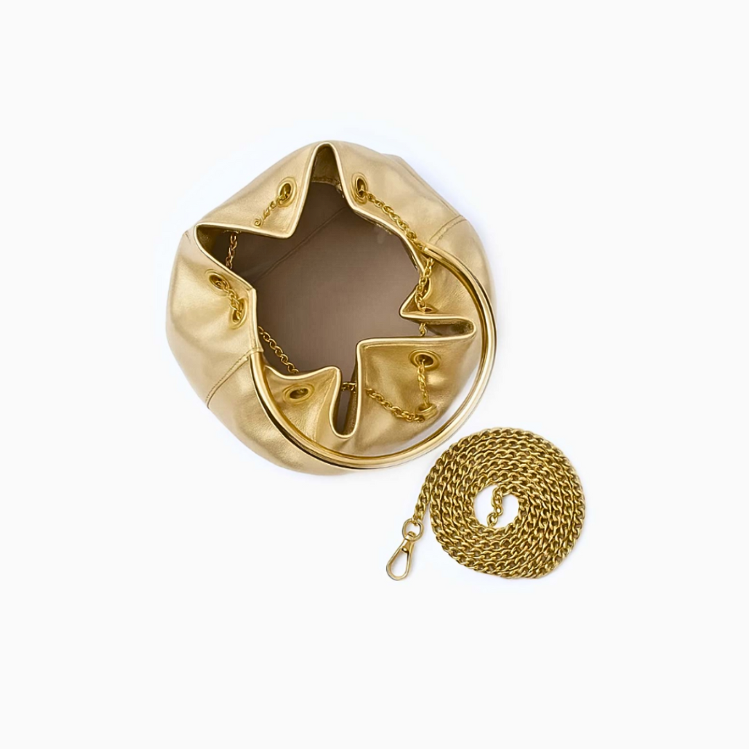 Delaney Metallic Handbag LUXBAG