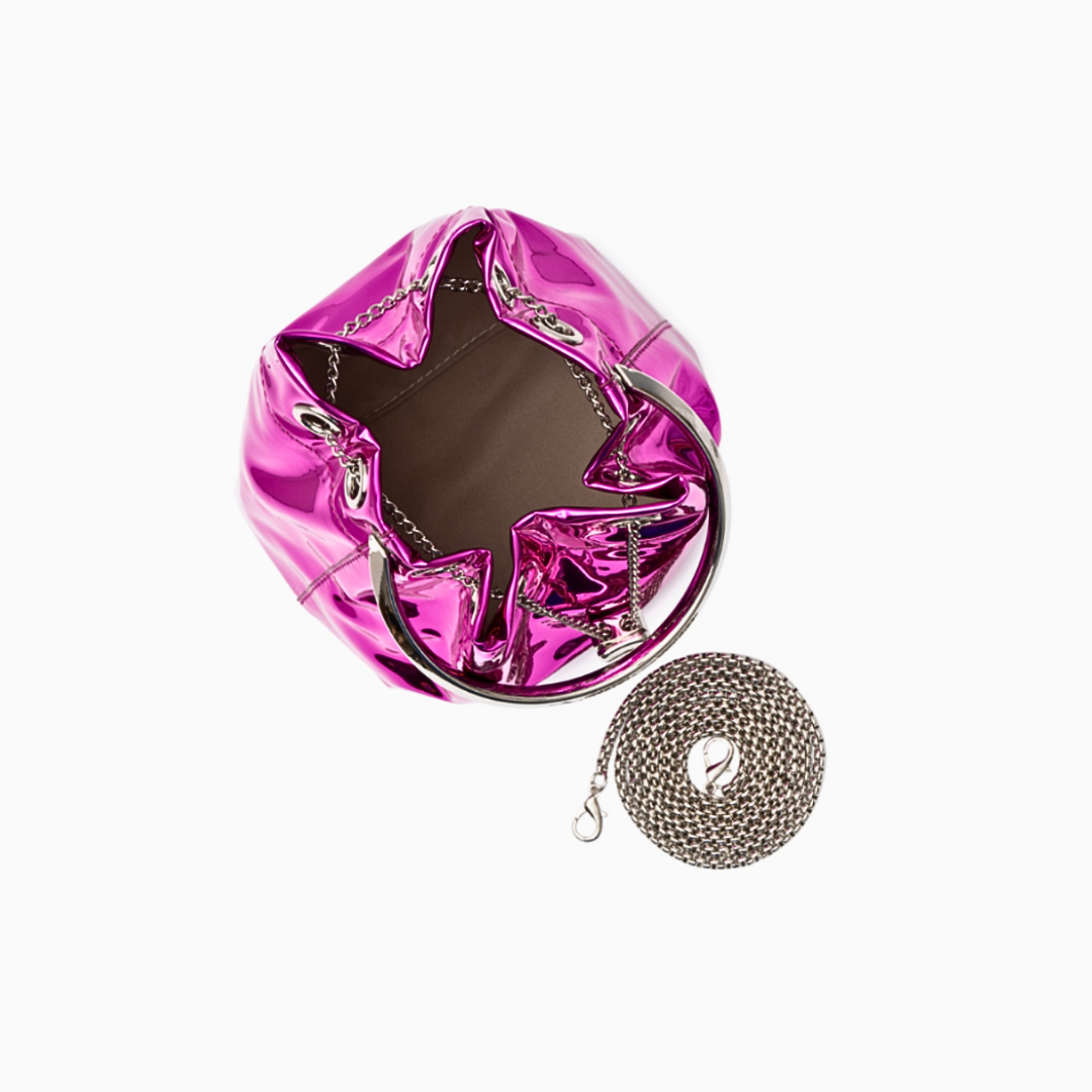 Delaney Metallic Handbag LUXBAG