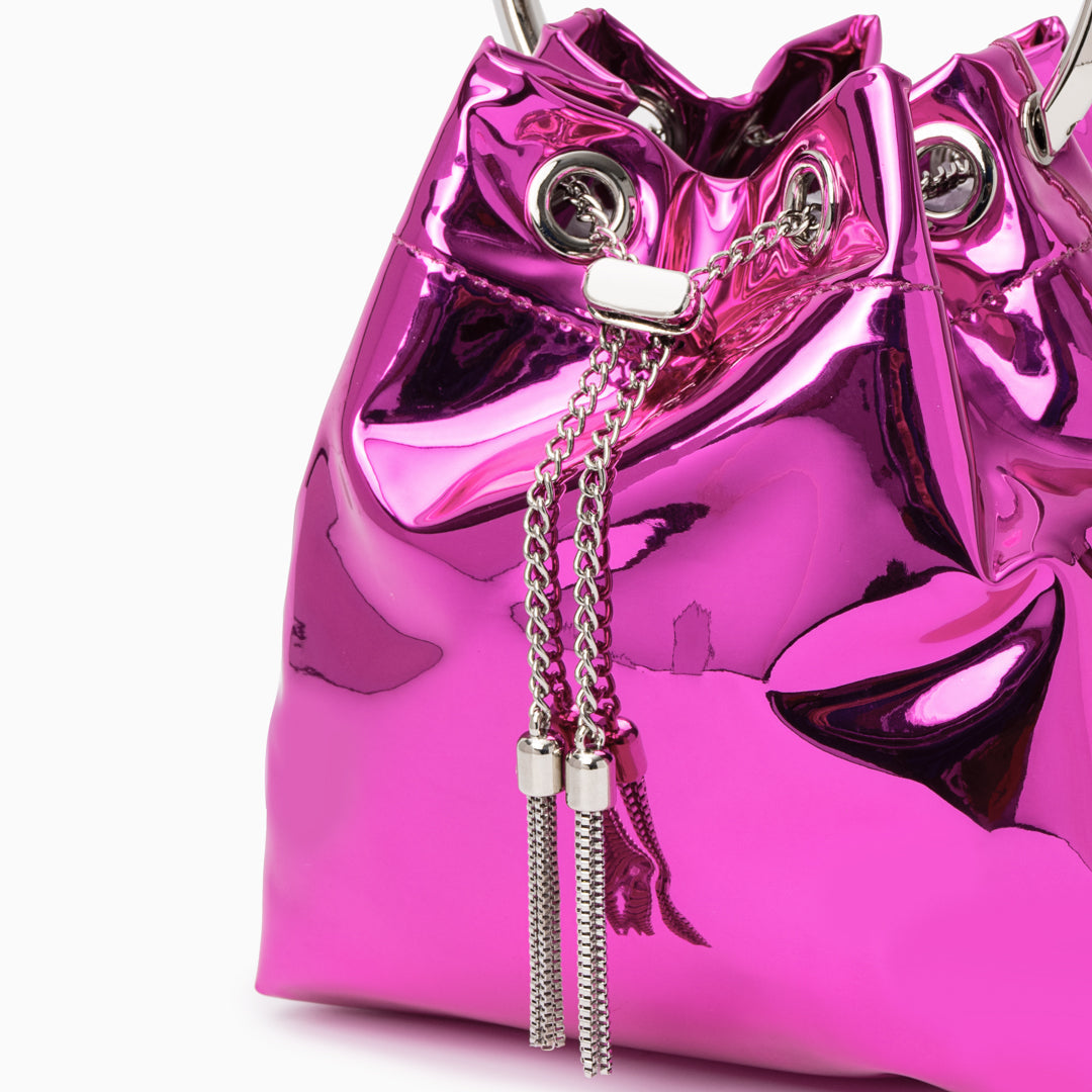 Delaney Metallic Handbag LUXBAG