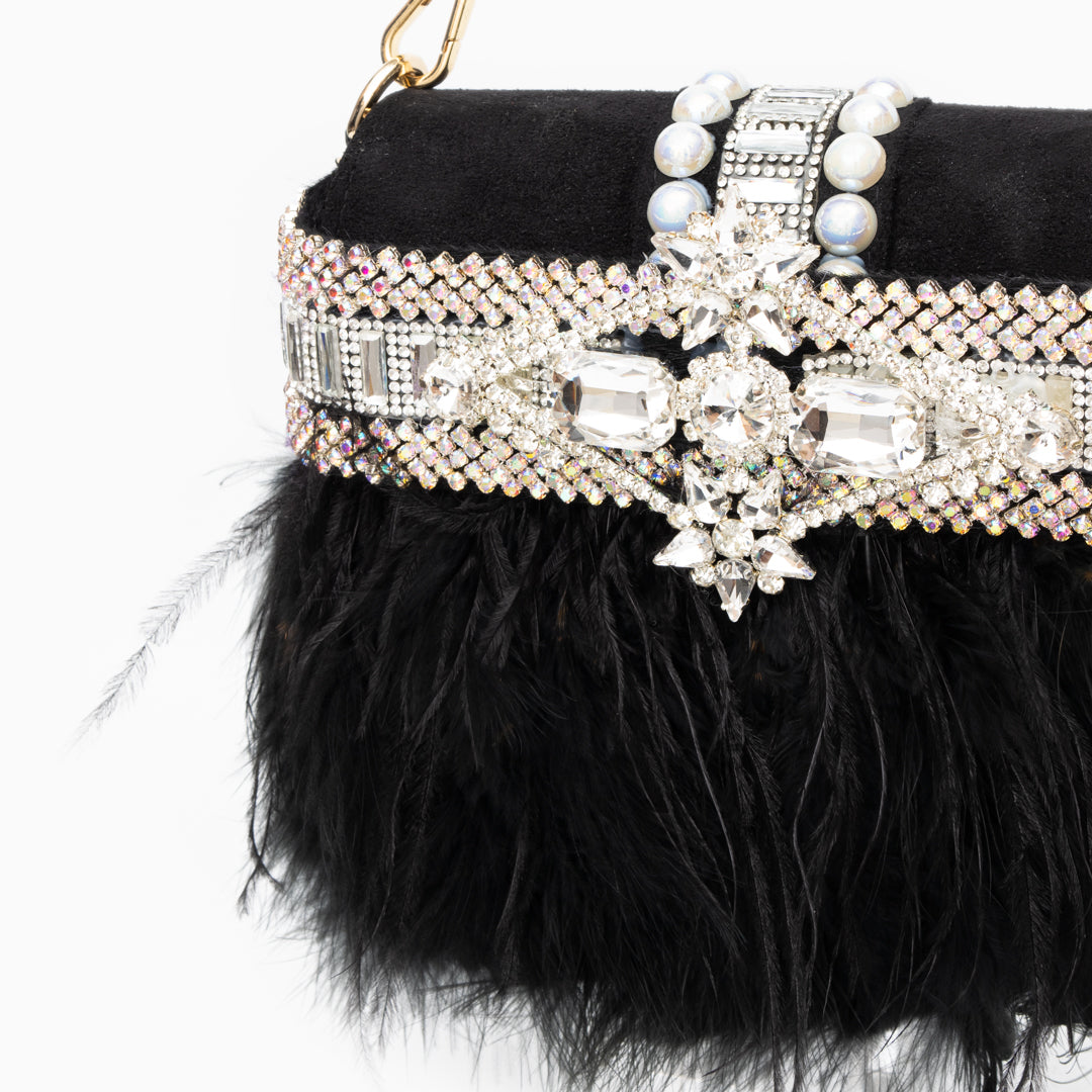 Velora Feather Handbag LUXBAG
