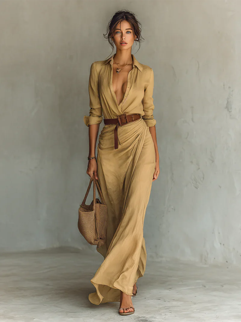 CELINE - LAPEL DRESS