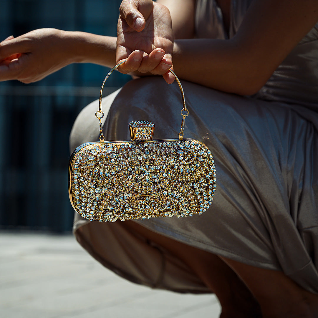 Luxurious Flower Clutch Bag LUXBAG