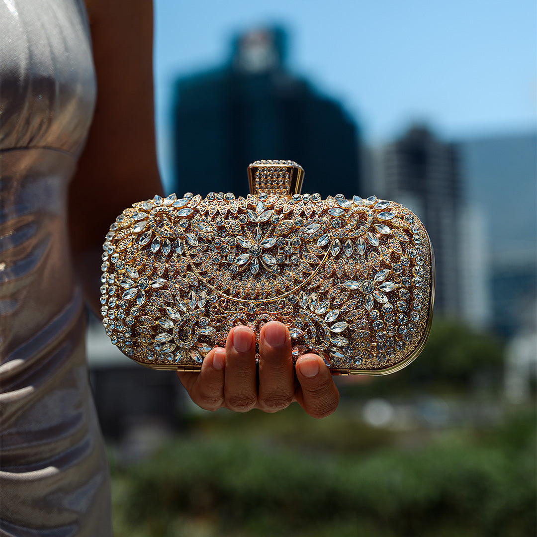 Luxurious Flower Clutch Bag LUXBAG