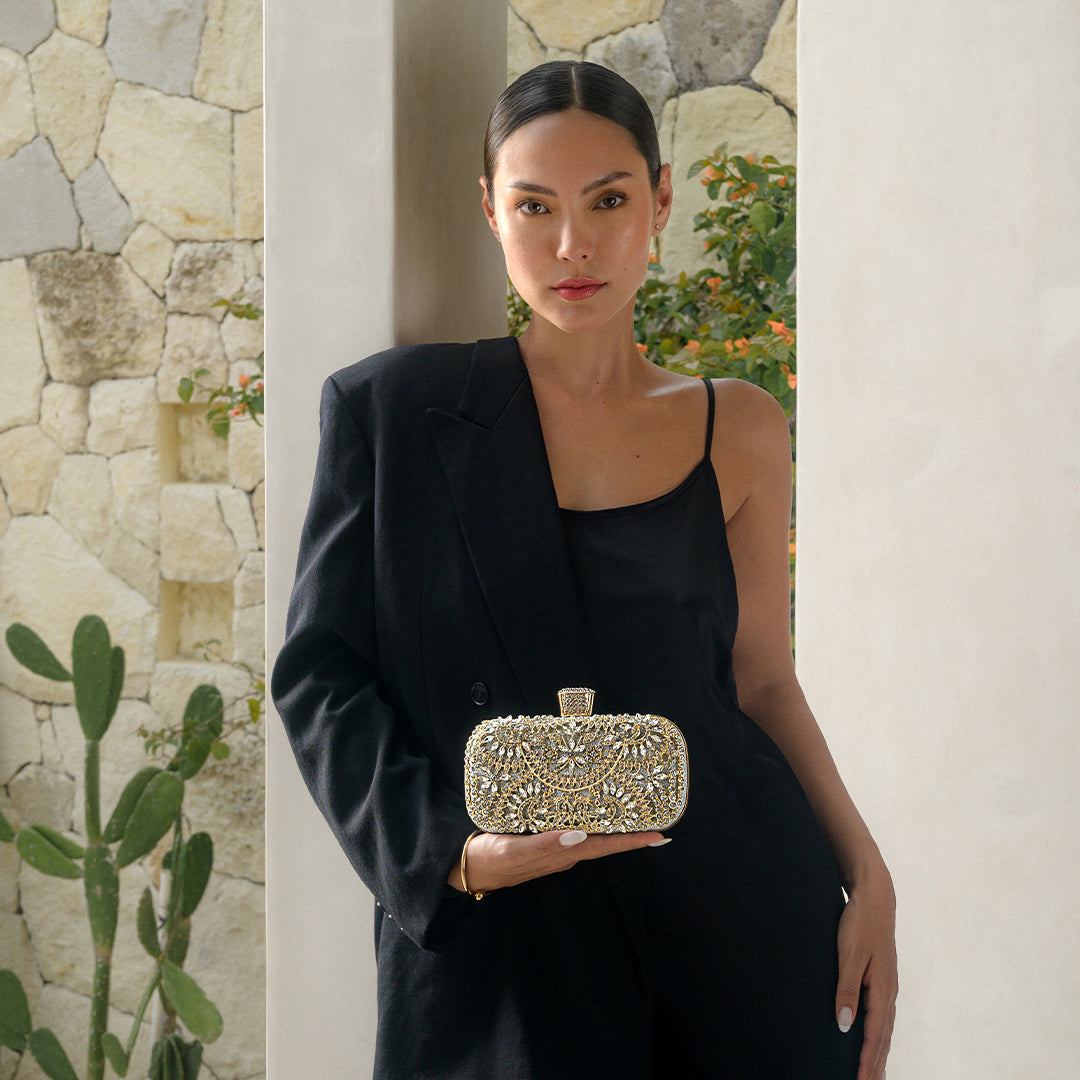Luxurious Flower Clutch Bag LUXBAG
