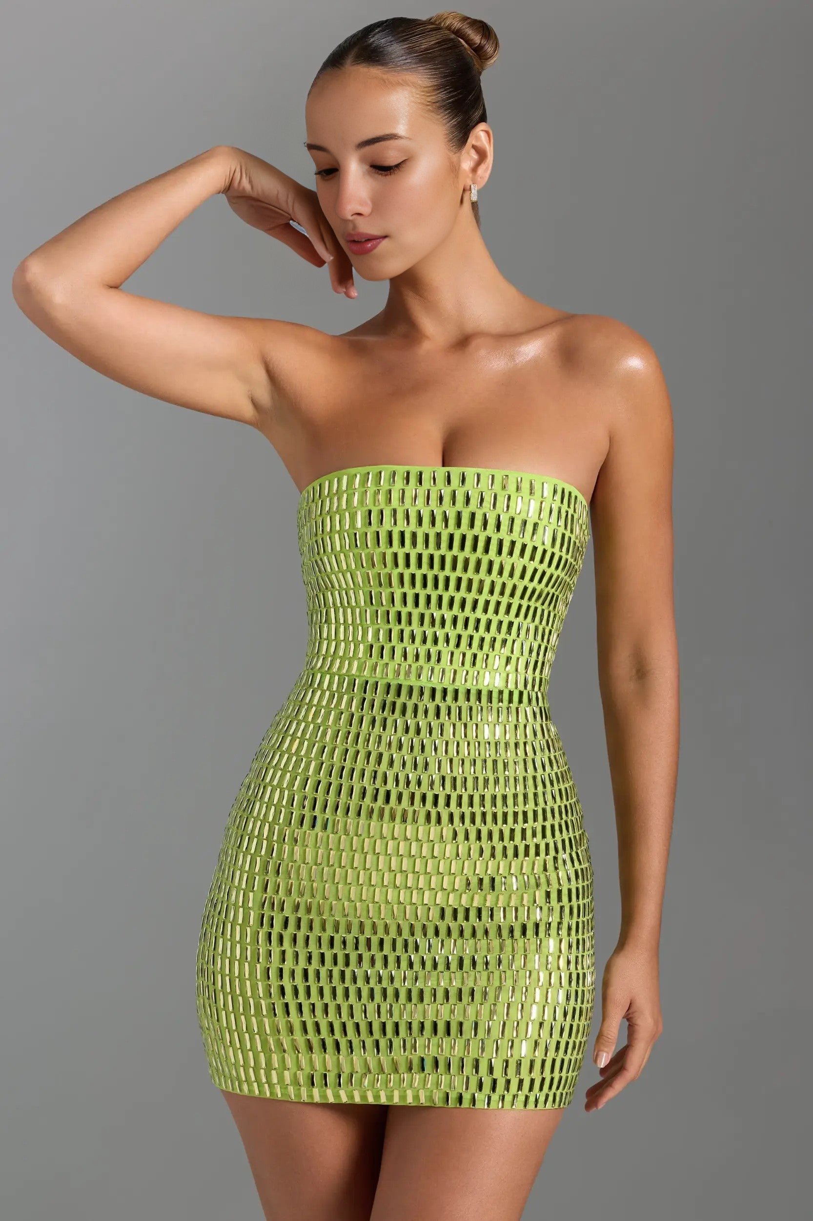 Aurora Juliette Sparkle Mini Dress MOLLYBOO