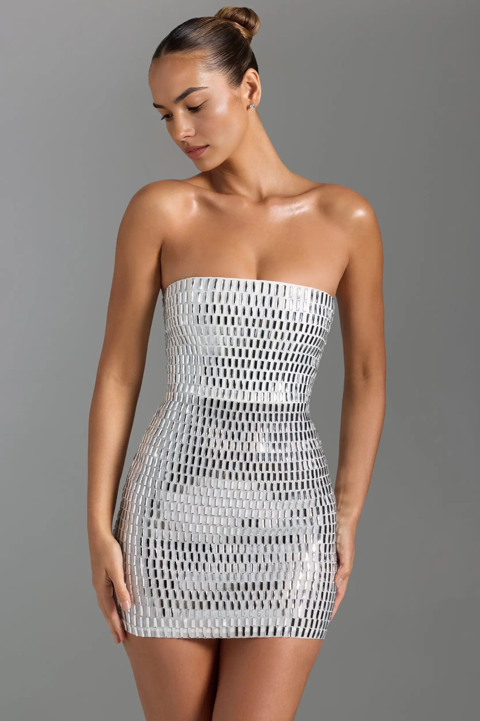 Aurora Juliette Sparkle Mini Dress MOLLYBOO